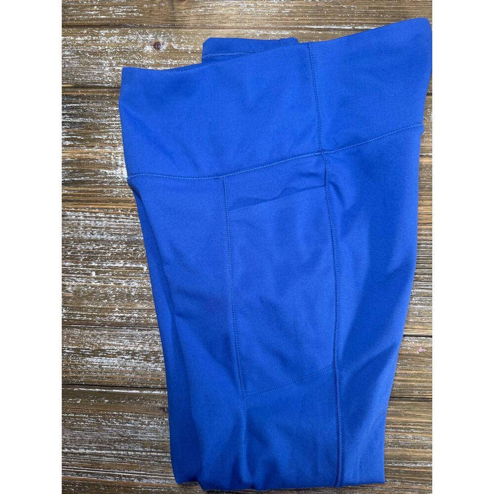 Danskin Leggings Blue High Rise Pocket Small Athleisure Yoga Sporty Workout - Picture 3 of 7
